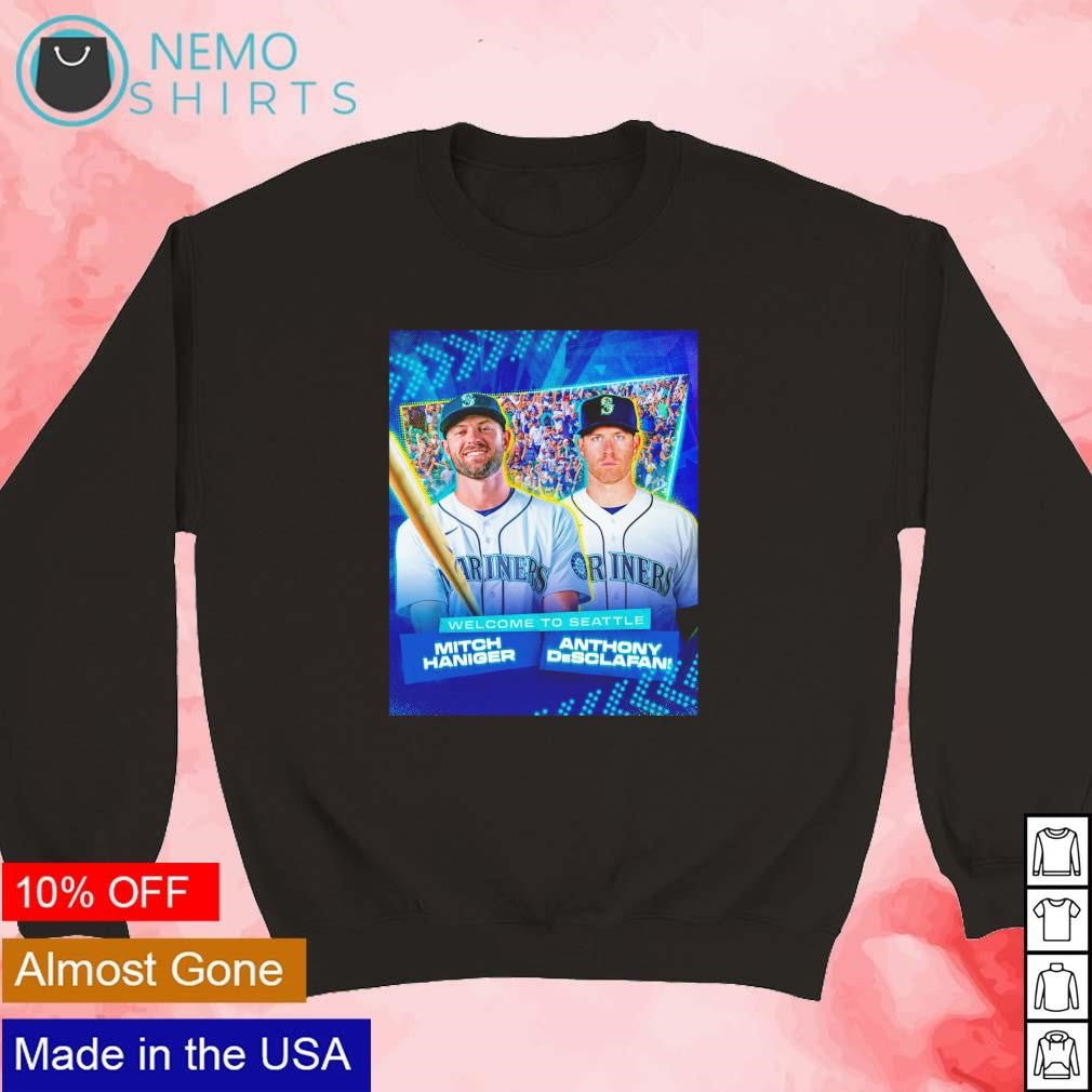 Mitch Haniger and Anthony DeSclafani welcome to - Adult & Kids T-Shirts, Sweatshirts & Hoodies apparel design preview 5