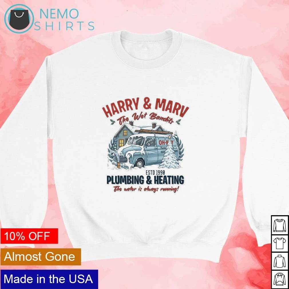 Home Alone Harry and Marv The Wet Bandits Oh-Kay - Adult & Kids T-Shirts, Sweatshirts & Hoodies apparel design preview 3