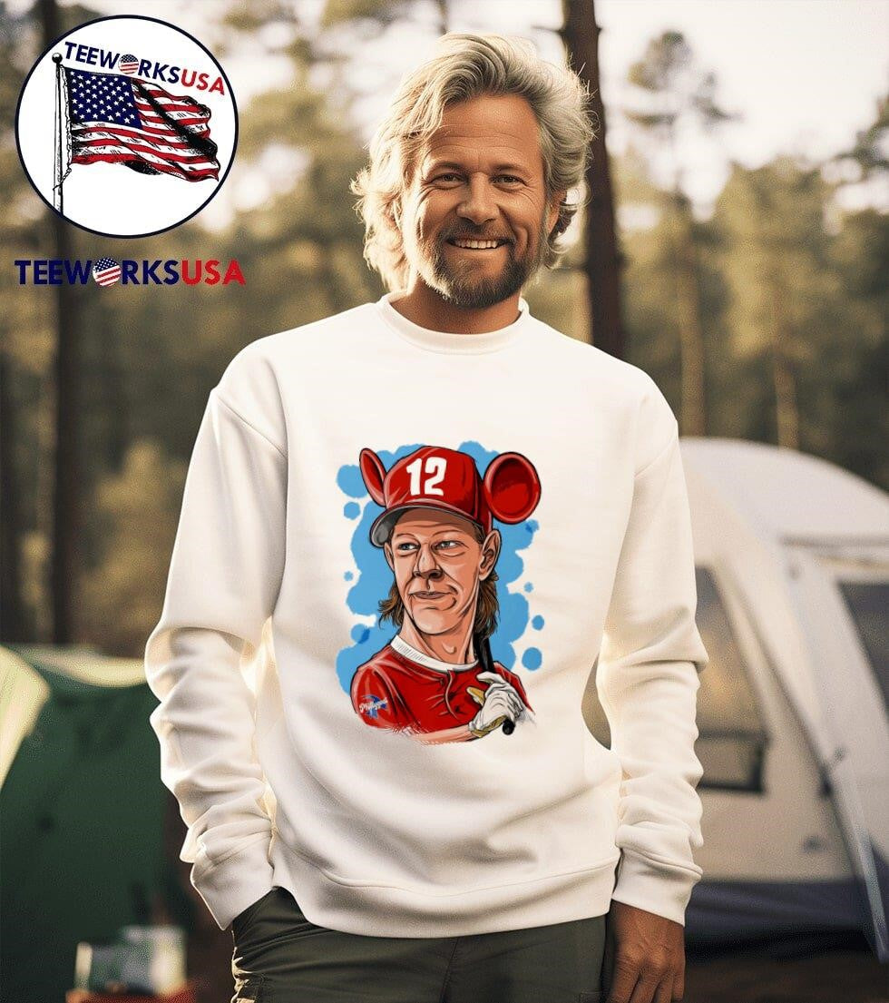 Philadelphia Phillies Mickey Morandini cap 12 - Adult & Kids T-Shirts, Sweatshirts & Hoodies apparel design preview 3