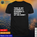 This is my Cowboys Tangers Mavs Stars - Adult & Kids T-Shirts, Sweatshirts & Hoodies apparel design preview 1