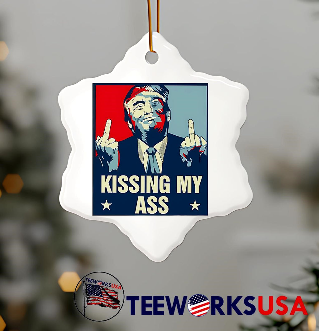 Negotiate tariffs kissing my ass Trump - Adult & Kids T-Shirts, Sweatshirts & Hoodies apparel design preview 7