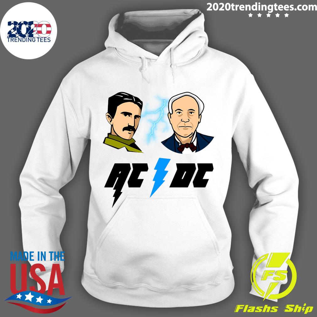 AC DC Tesla and Edison - Adult & Kids T-Shirts, Sweatshirts & Hoodies apparel design preview 2