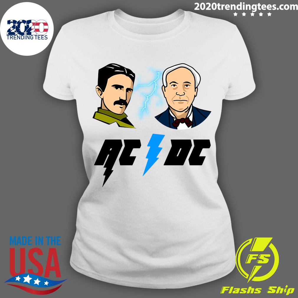 AC DC Tesla and Edison - Adult & Kids T-Shirts, Sweatshirts & Hoodies apparel design preview 3