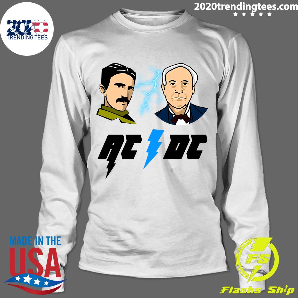 AC DC Tesla and Edison - Adult & Kids T-Shirts, Sweatshirts & Hoodies apparel design preview 4