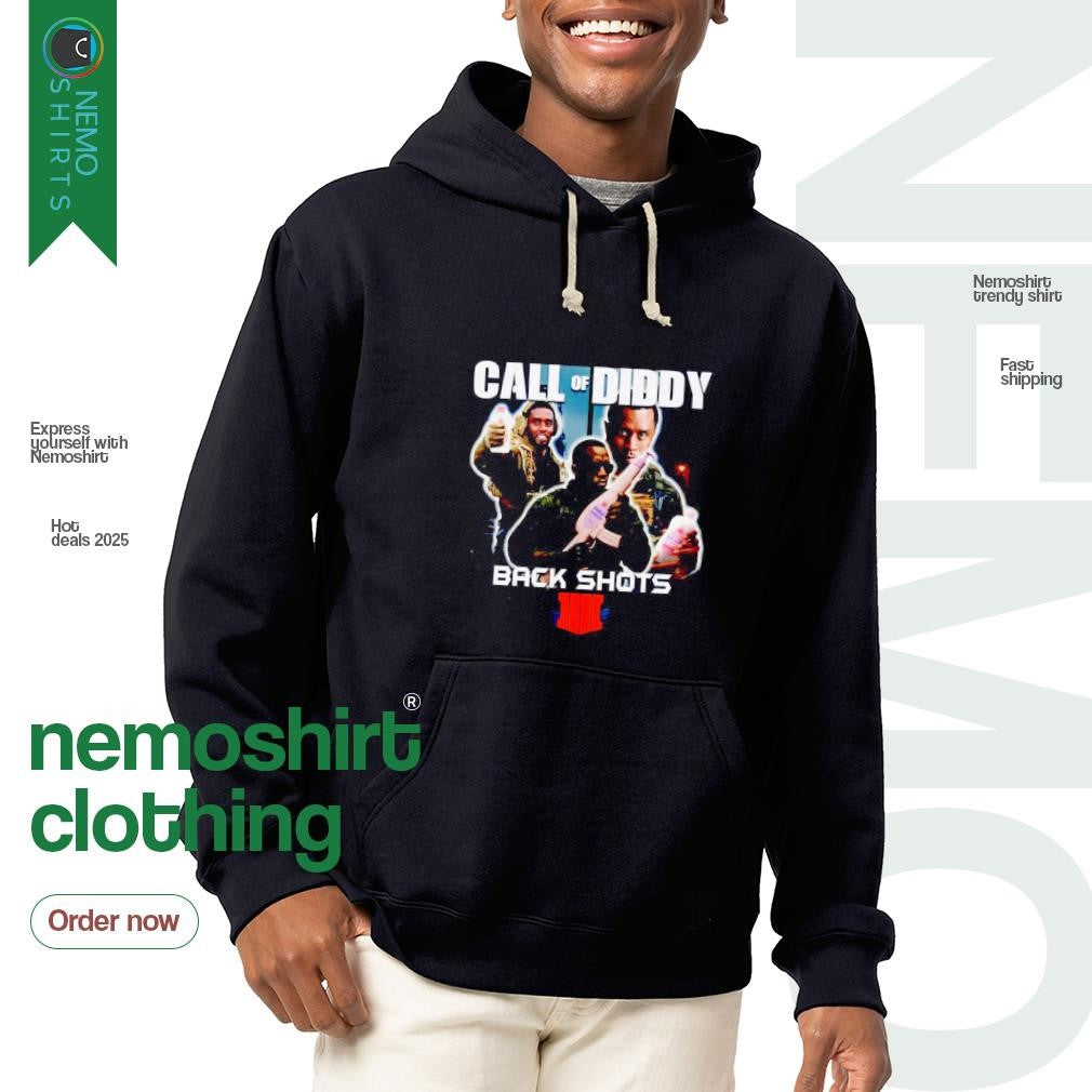 Call of Diddy backshots bootleg - Adult & Kids T-Shirts, Sweatshirts & Hoodies apparel design preview 2