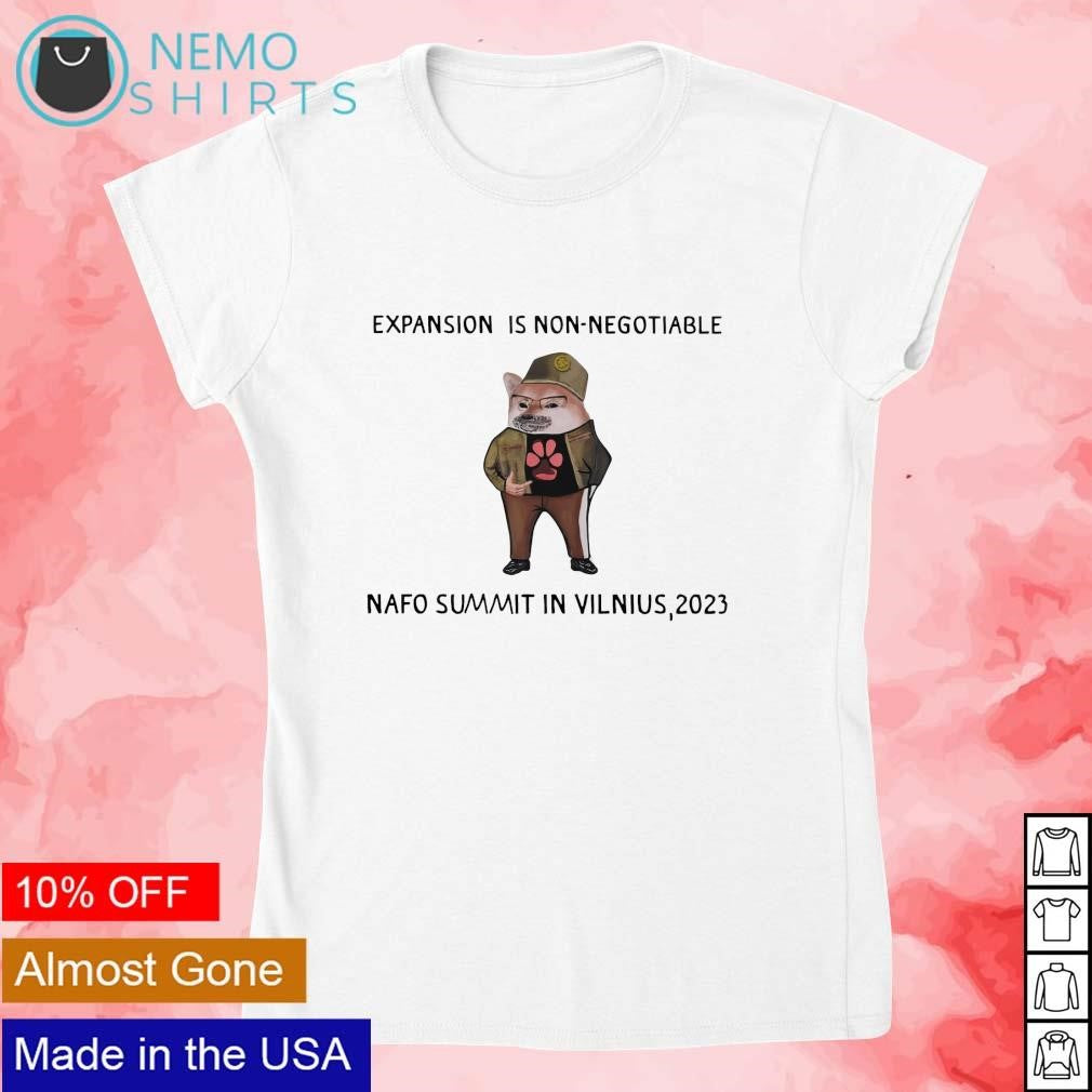 Expansion is non-negotiable nafo summit in vilnius - Adult & Kids T-Shirts, Sweatshirts & Hoodies apparel design preview 4