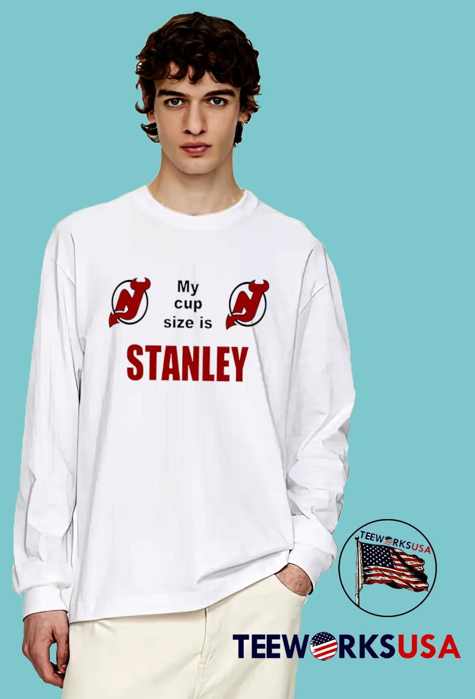 Devils my cup size is stanley special - Adult & Kids T-Shirts, Sweatshirts & Hoodies apparel design preview 4