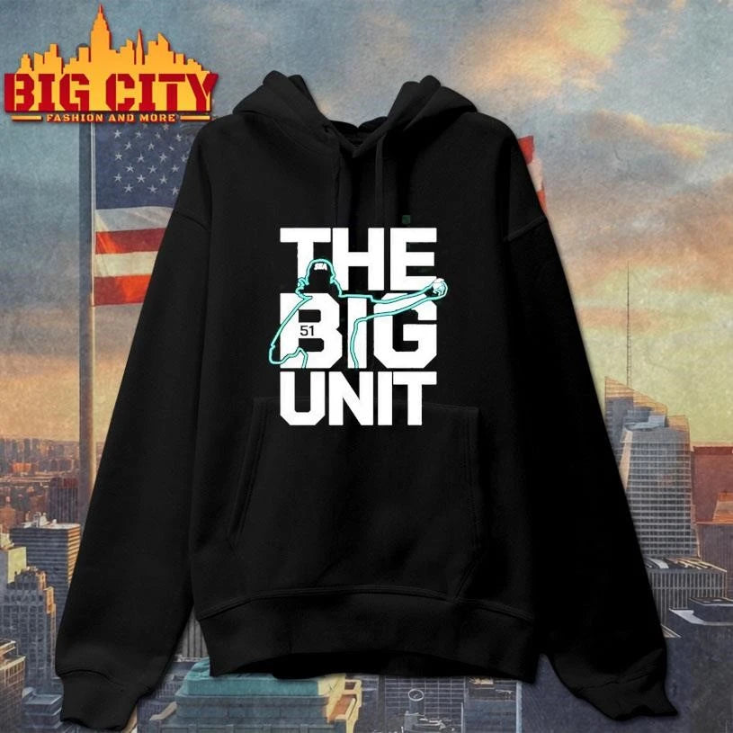 Randy Johnson The Big Unit Seattle Mariners Baseball - Adult & Kids T-Shirts, Sweatshirts & Hoodies apparel design preview 2