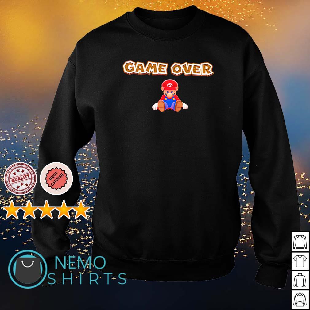 Super Mario Game Over - Adult & Kids T-Shirts, Sweatshirts & Hoodies apparel design preview 4