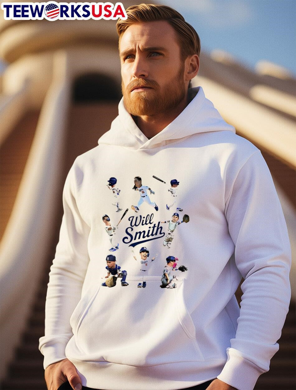 Los Angeles Dodgers Kikito Will Smith Goatani Mookie - Adult & Kids T-Shirts, Sweatshirts & Hoodies apparel design preview 2