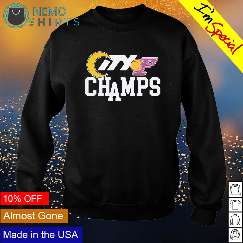 Los Angeles Rams city of champions - Adult & Kids T-Shirts, Sweatshirts & Hoodies apparel design preview 4