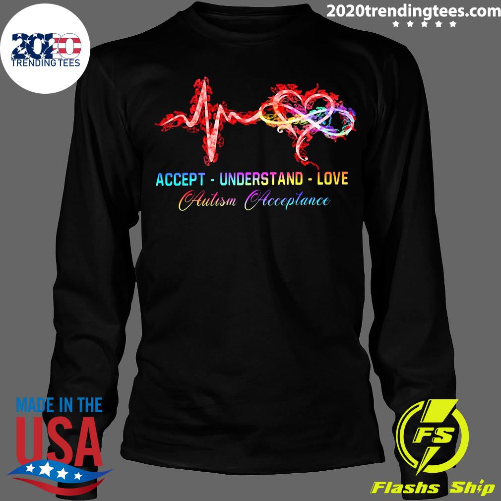 Accept Understand Love Autism Acceptance - Adult & Kids T-Shirts, Sweatshirts & Hoodies apparel design preview 4