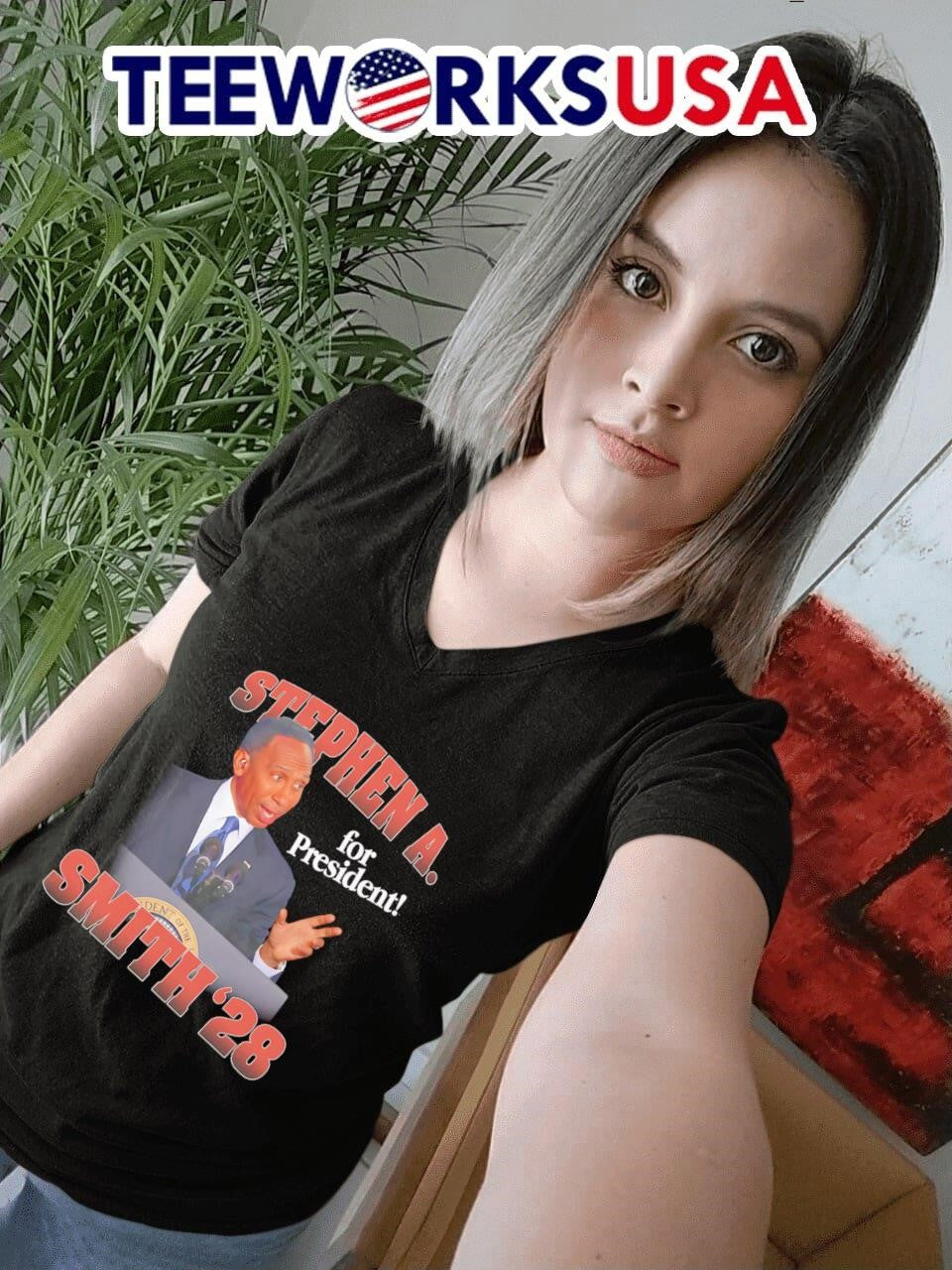 Stephen A for President Smith '28 - Adult & Kids T-Shirts, Sweatshirts & Hoodies apparel design preview 7