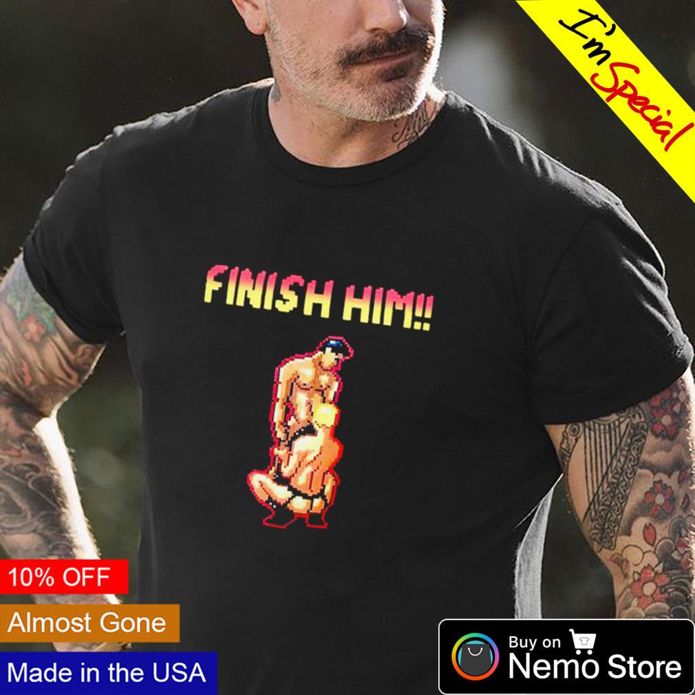LGBT Pride gaymer finish him - Adult & Kids T-Shirts, Sweatshirts & Hoodies apparel design preview 4