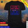 I like my men how women - Adult & Kids T-Shirts, Sweatshirts & Hoodies apparel design preview 1