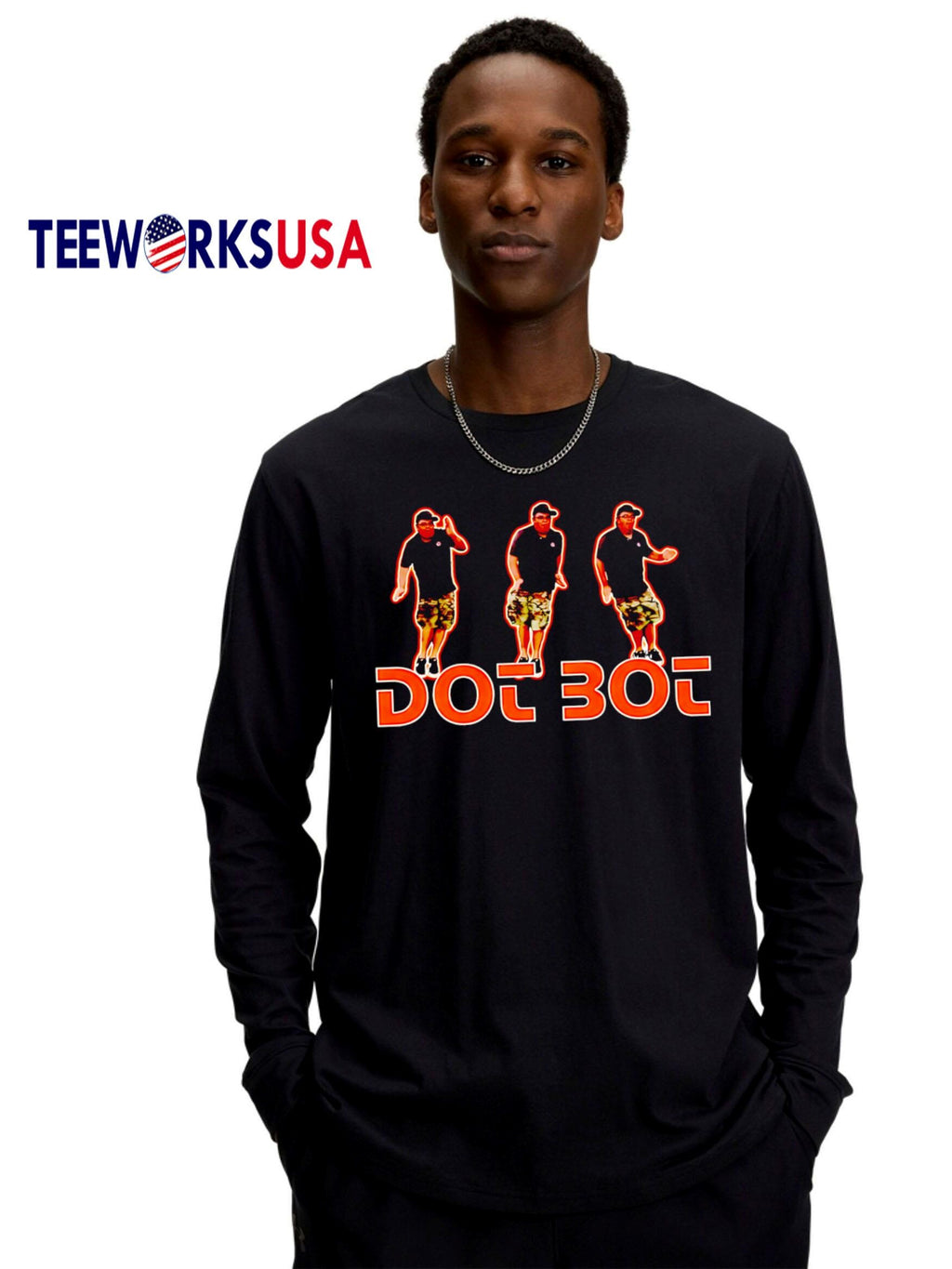 Bengals Tiger Beer and Brews Dot Bot - Adult & Kids T-Shirts, Sweatshirts & Hoodies apparel design preview 4