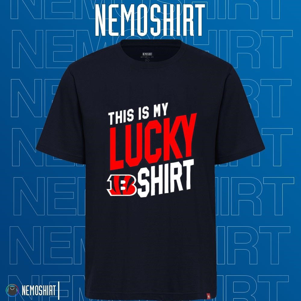 This is my lucky Cincinnati Bengals - Adult & Kids T-Shirts, Sweatshirts & Hoodies apparel design preview 1