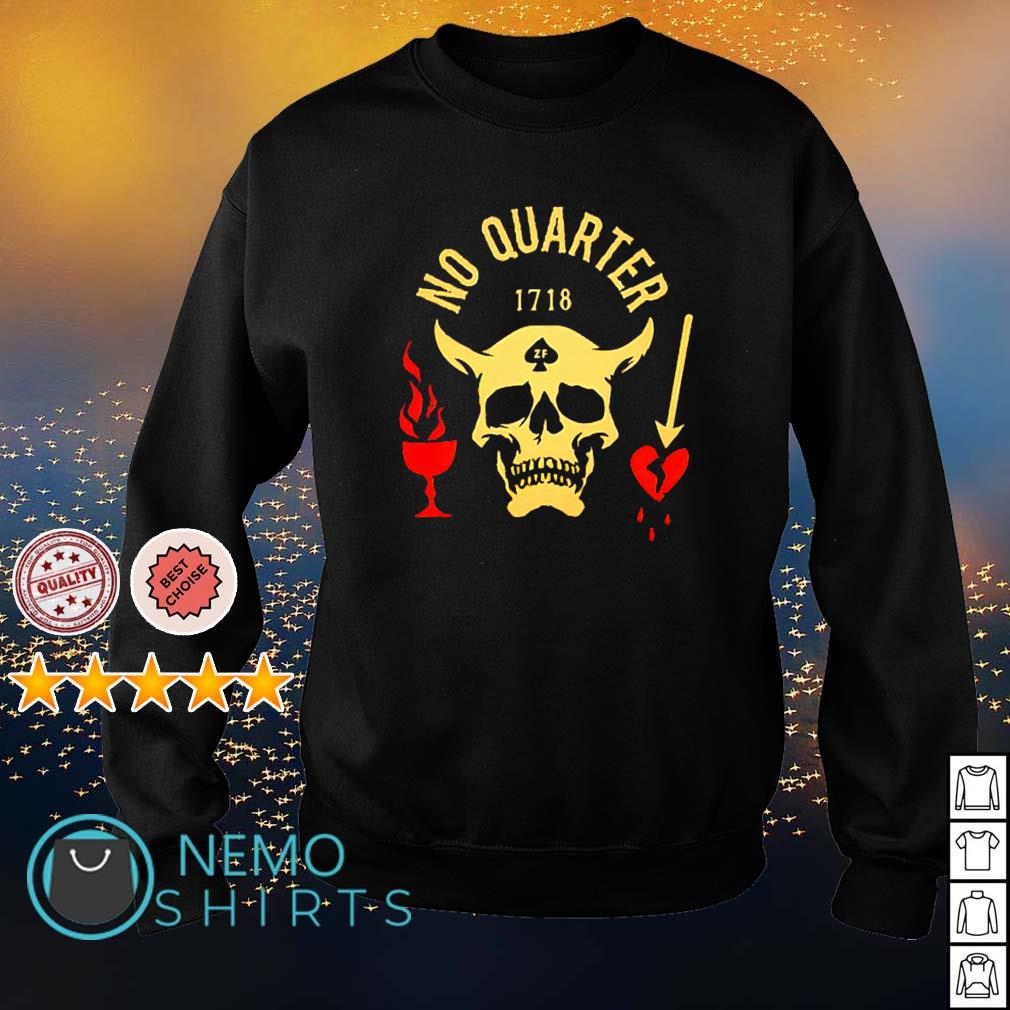 Satan no quarter 1718 - Adult & Kids T-Shirts, Sweatshirts & Hoodies apparel design preview 4