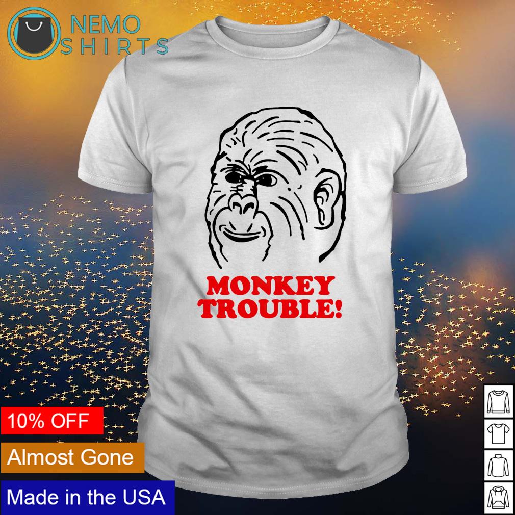 Monkey trouble - Adult & Kids T-Shirts, Sweatshirts & Hoodies apparel design preview 1