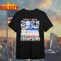Back 2 2025 World Series Champions Dodgers - Adult & Kids T-Shirts, Sweatshirts & Hoodies apparel design preview 1