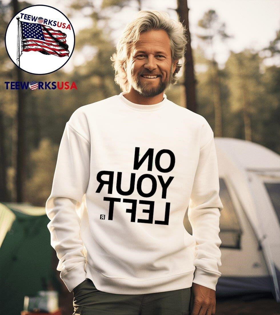 On your left cyclist reverse - Adult & Kids T-Shirts, Sweatshirts & Hoodies apparel design preview 3