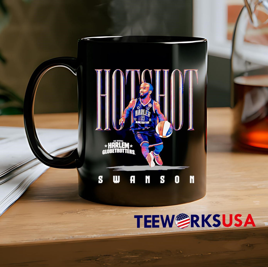 Hot Shot Swanson Harlem Globetrotters Nickname - Adult & Kids T-Shirts, Sweatshirts & Hoodies apparel design preview 2
