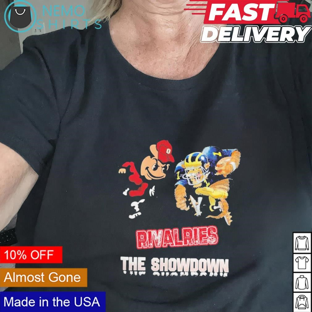 Rivalries the Showdown Ohio State Buckeyes vs - Adult & Kids T-Shirts, Sweatshirts & Hoodies apparel design preview 2
