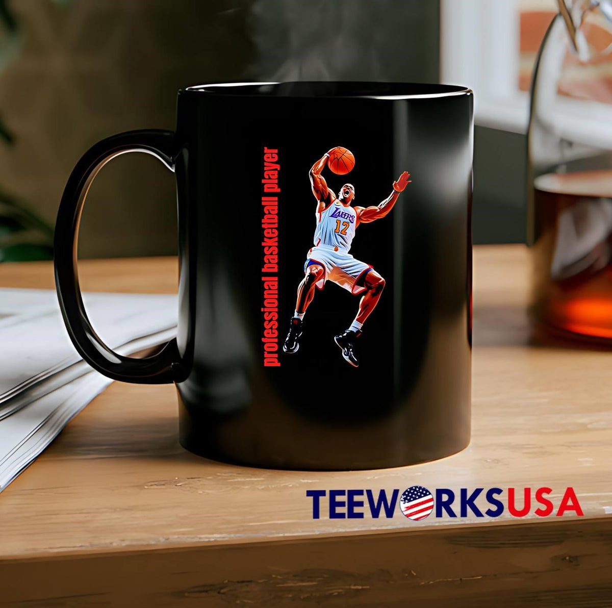 Professional Basketball Player - Adult & Kids T-Shirts, Sweatshirts & Hoodies apparel design preview 2