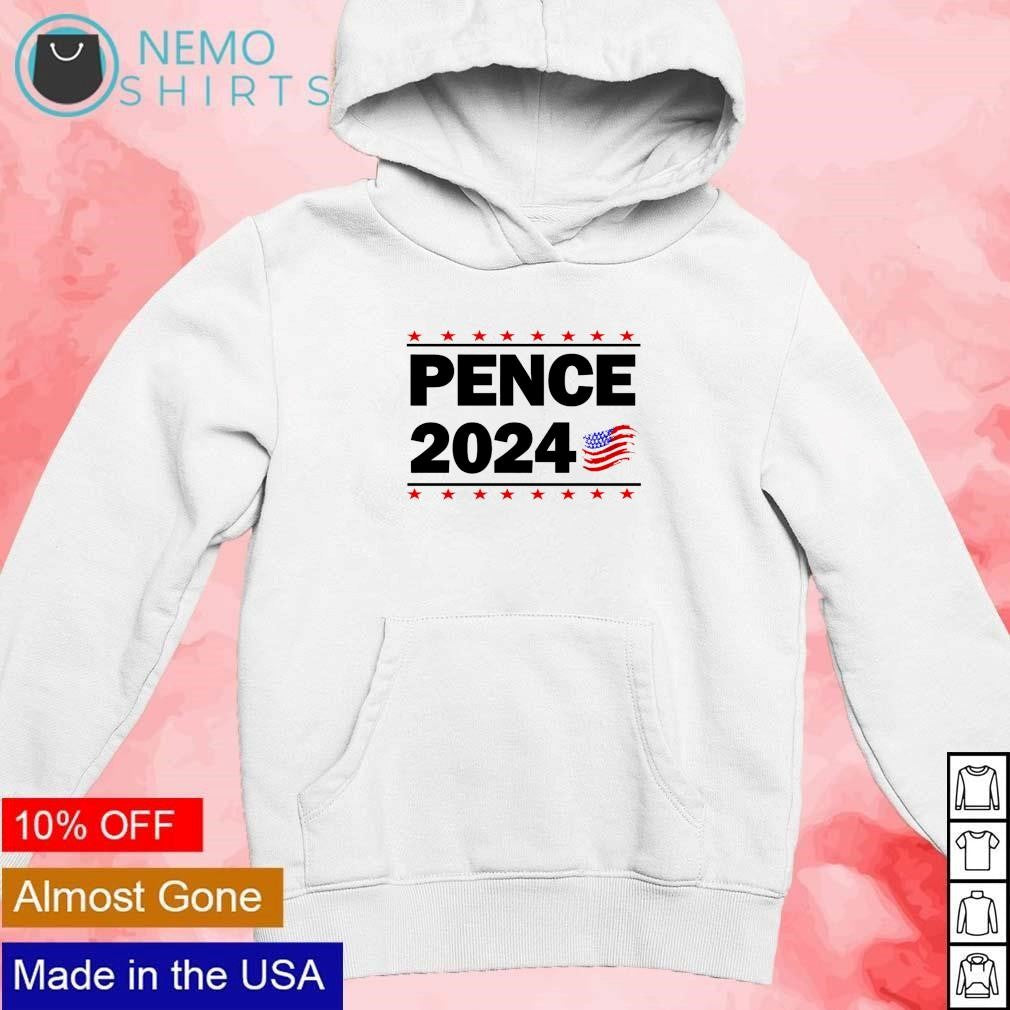 Pence 2024 American flag - Adult & Kids T-Shirts, Sweatshirts & Hoodies apparel design preview 2