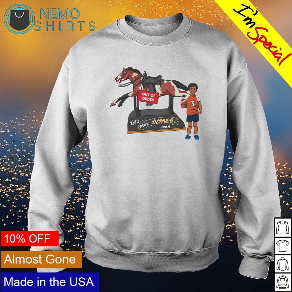 Let's ride Denver Broncos - Adult & Kids T-Shirts, Sweatshirts & Hoodies apparel design preview 4