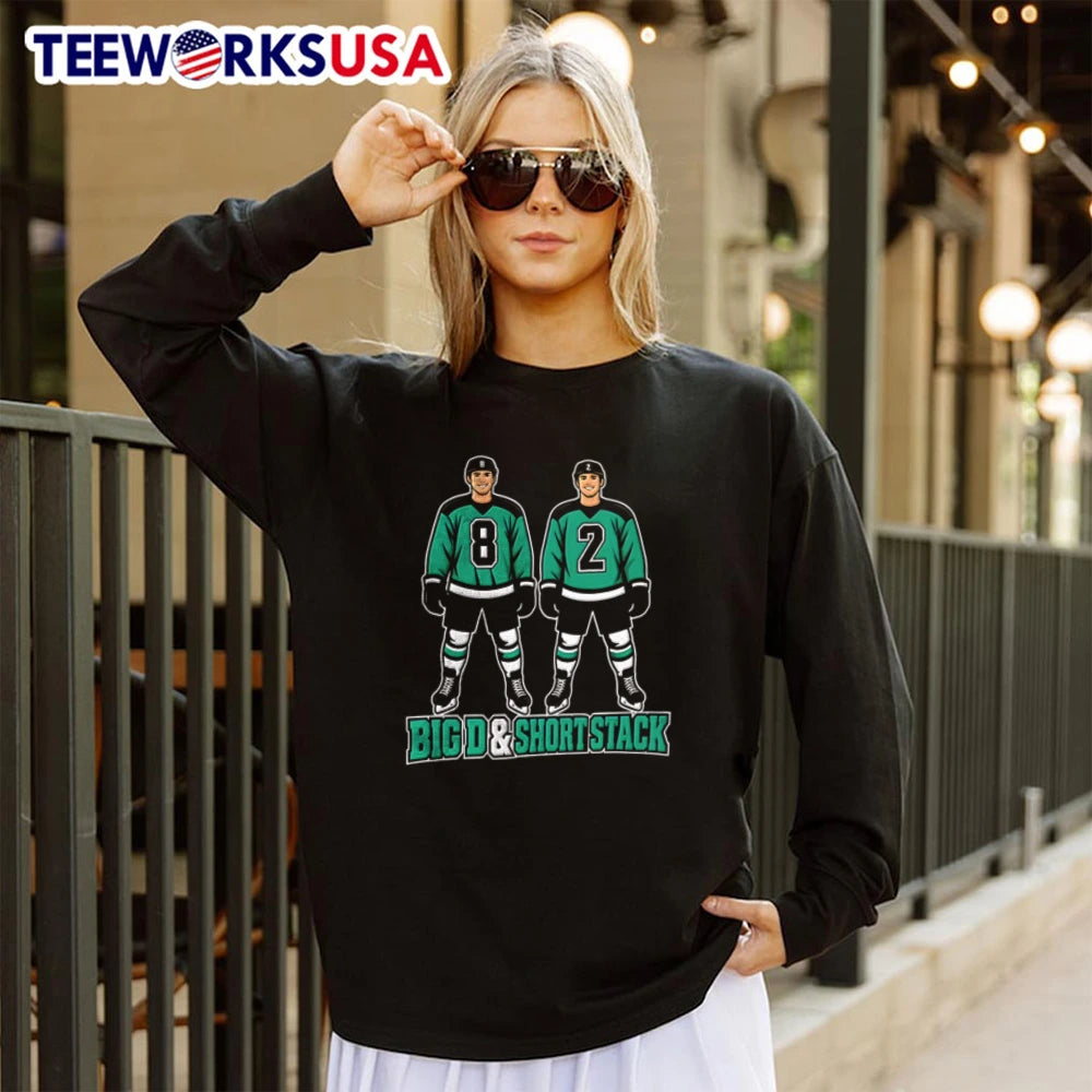 Big D Short Stack - Adult & Kids T-Shirts, Sweatshirts & Hoodies apparel design preview 4