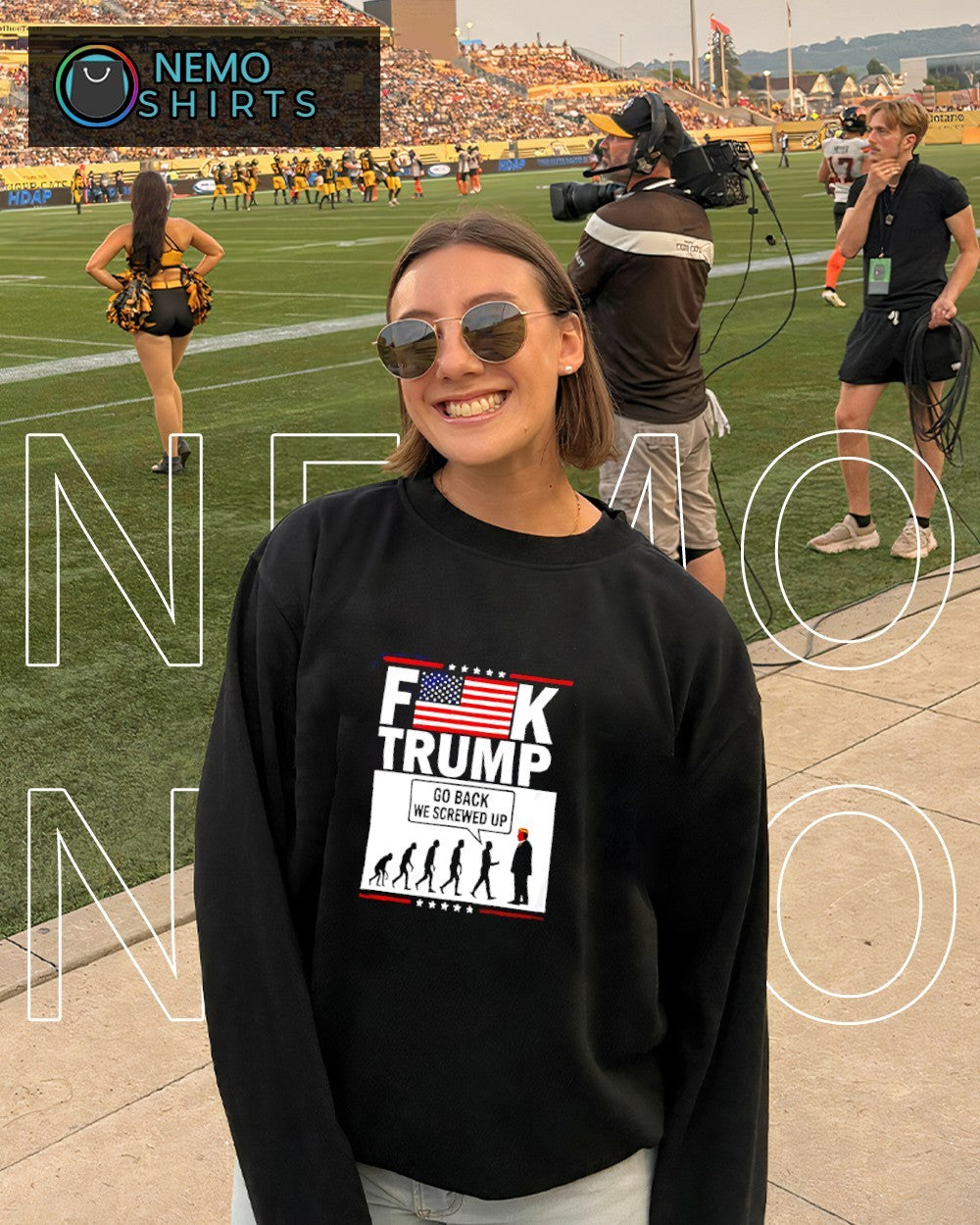 Stephen Colbert wear fuck Trump go back we screwed up - Adult & Kids T-Shirts, Sweatshirts & Hoodies apparel design preview 4
