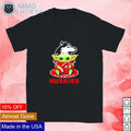 Baby Yoda Northern Illinois Huskies - Adult & Kids T-Shirts, Sweatshirts & Hoodies apparel design preview 1