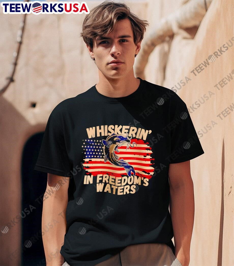 Whiskering in Freedom's Waters - Adult & Kids T-Shirts, Sweatshirts & Hoodies apparel design preview 1