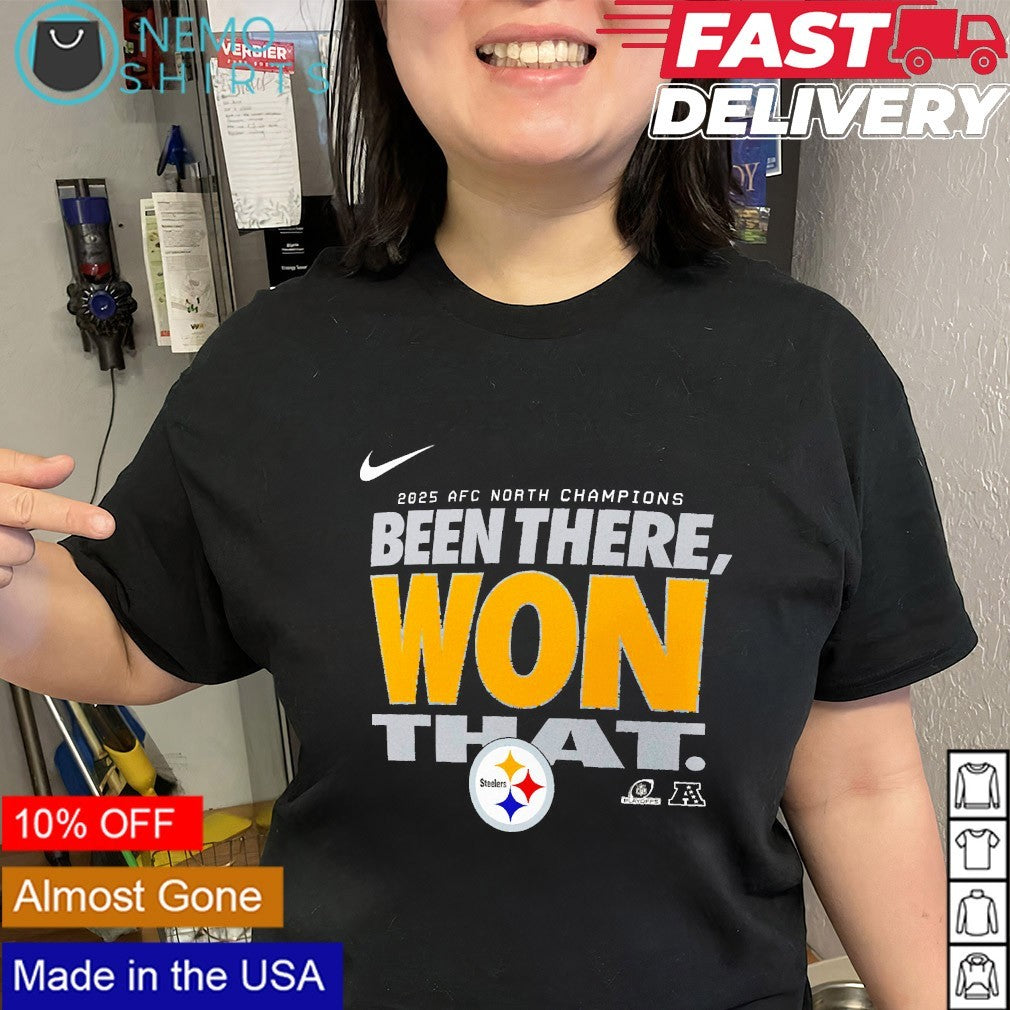 Pittsburgh Steelers 2025 AFC North Champions been - Adult & Kids T-Shirts, Sweatshirts & Hoodies apparel design preview 2