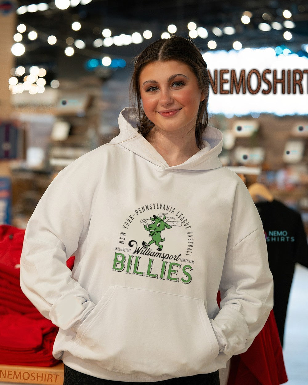 Williamsport Billies New York Pennsylvania league - Adult & Kids T-Shirts, Sweatshirts & Hoodies apparel design preview 3