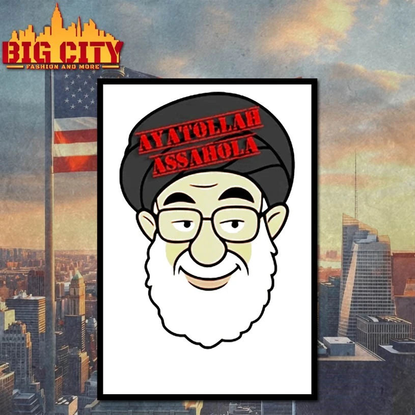 Ayatollah Assahola face - Adult & Kids T-Shirts, Sweatshirts & Hoodies apparel design preview 4