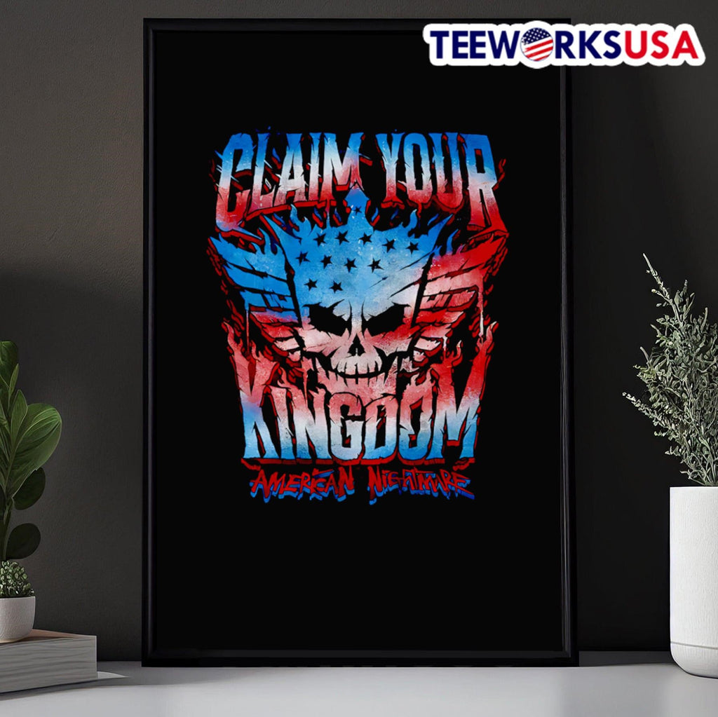 Cody Rhodes claim your Kingdom logo - Adult & Kids T-Shirts, Sweatshirts & Hoodies apparel design preview 5