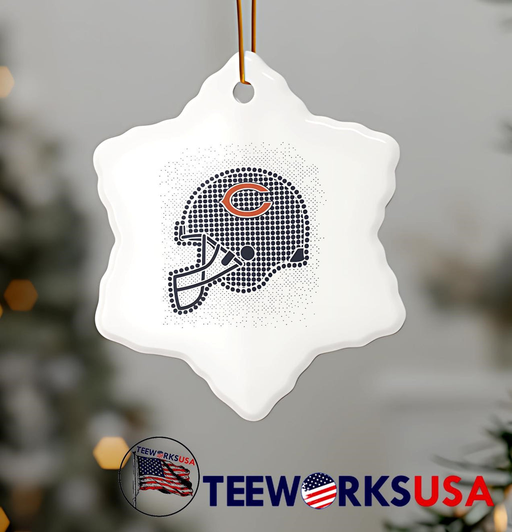 Chicago Bears polka dots helmet - Adult & Kids T-Shirts, Sweatshirts & Hoodies apparel design preview 7