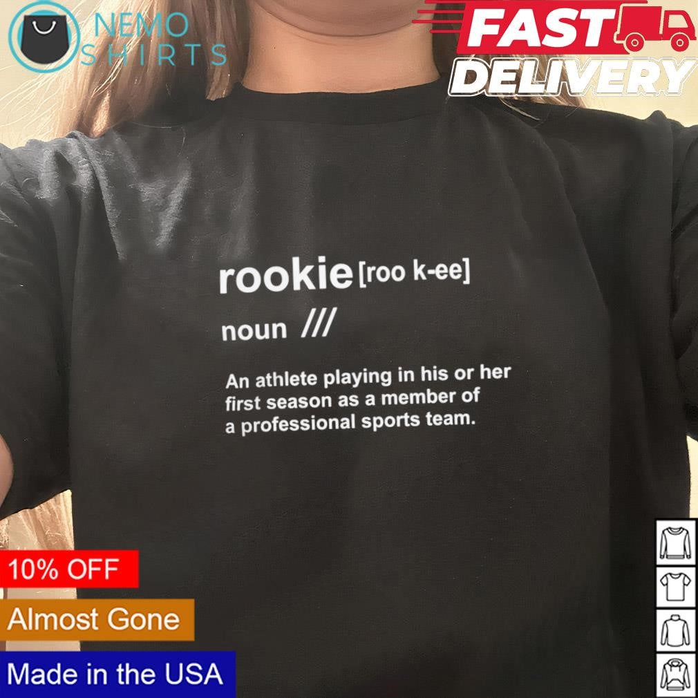 Donovan Mitchell wearing Rookie noun definition - Adult & Kids T-Shirts, Sweatshirts & Hoodies product image 3