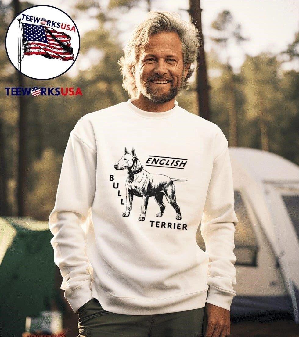 English Bull Terrier - Adult & Kids T-Shirts, Sweatshirts & Hoodies apparel design preview 3