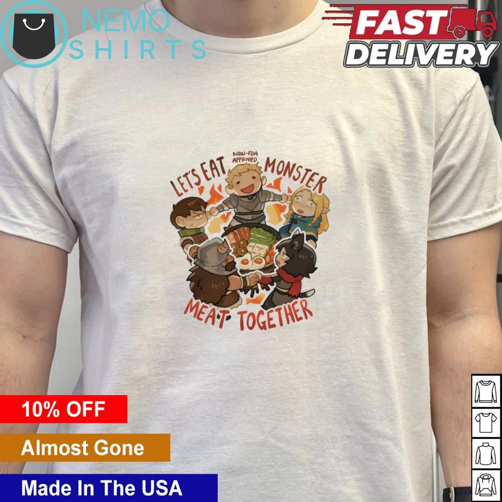 Let's eat monster meat together - Adult & Kids T-Shirts, Sweatshirts & Hoodies apparel design preview 5
