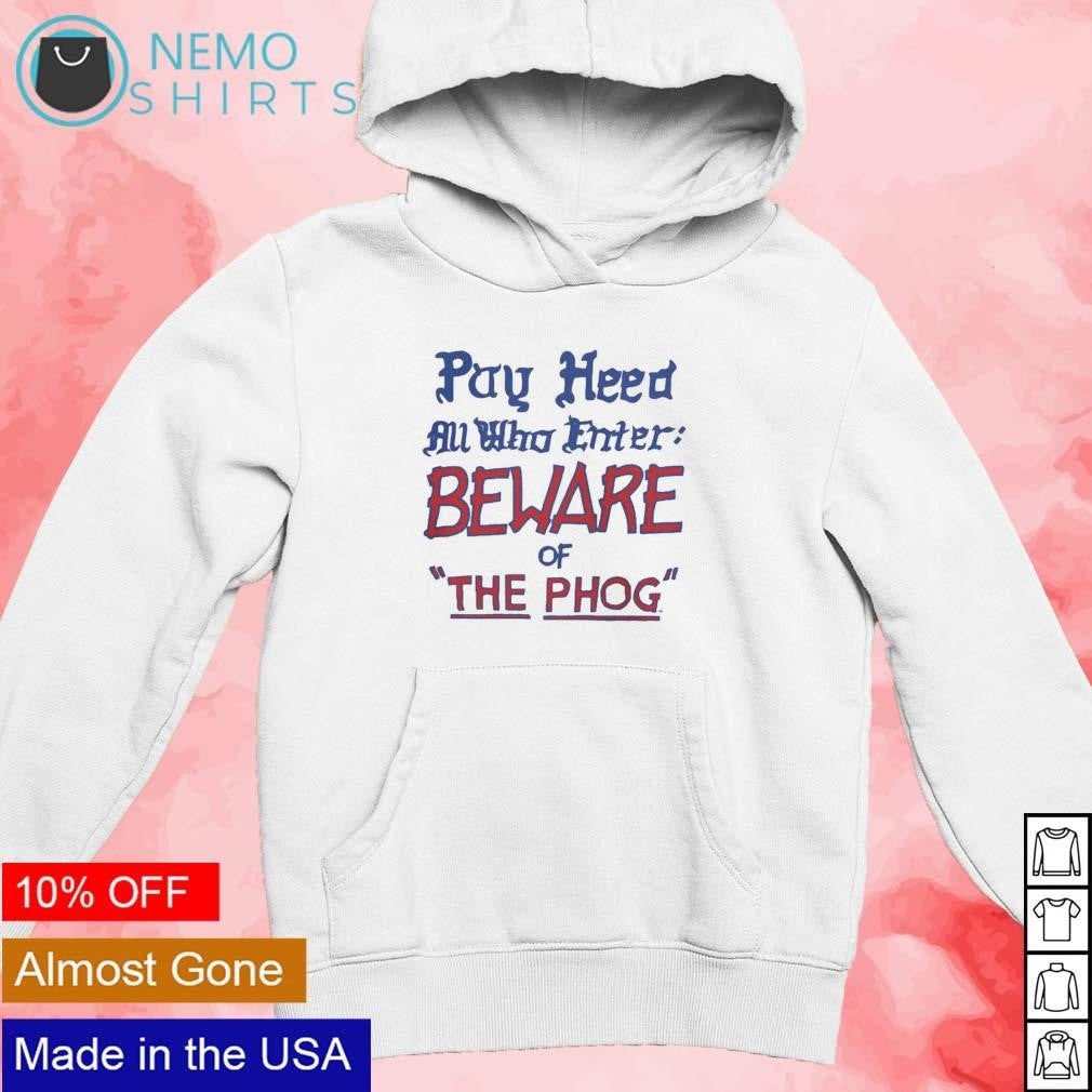 Kansas Jayhawks pay heed all who enter beware of the - Adult & Kids T-Shirts, Sweatshirts & Hoodies apparel design preview 3