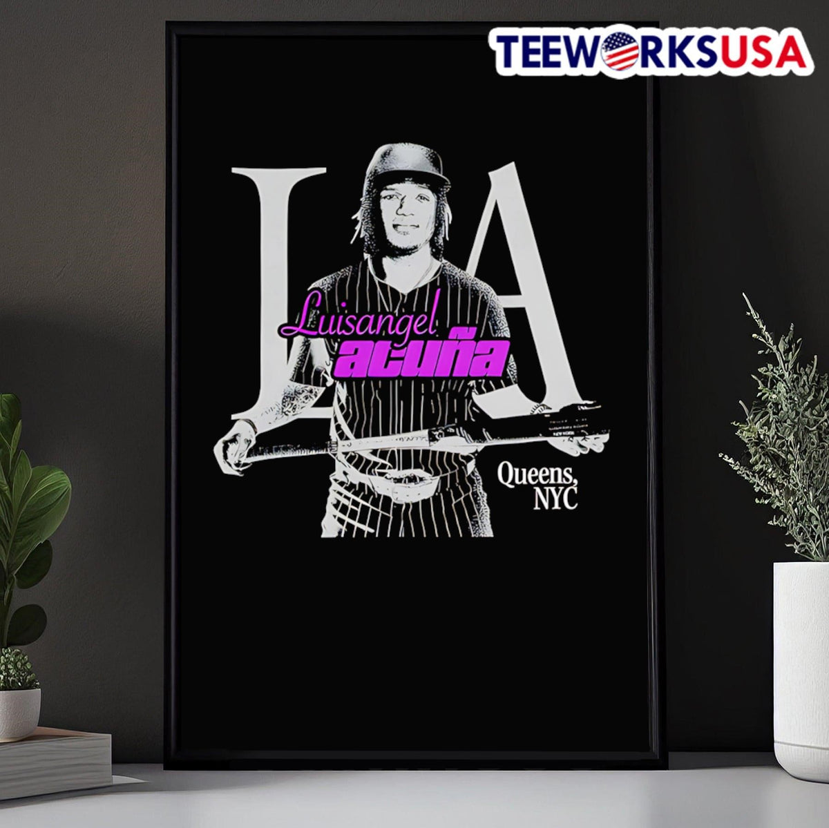 Luisangel Acuna Queens NYC baseball - Adult & Kids T-Shirts, Sweatshirts & Hoodies apparel design preview 5