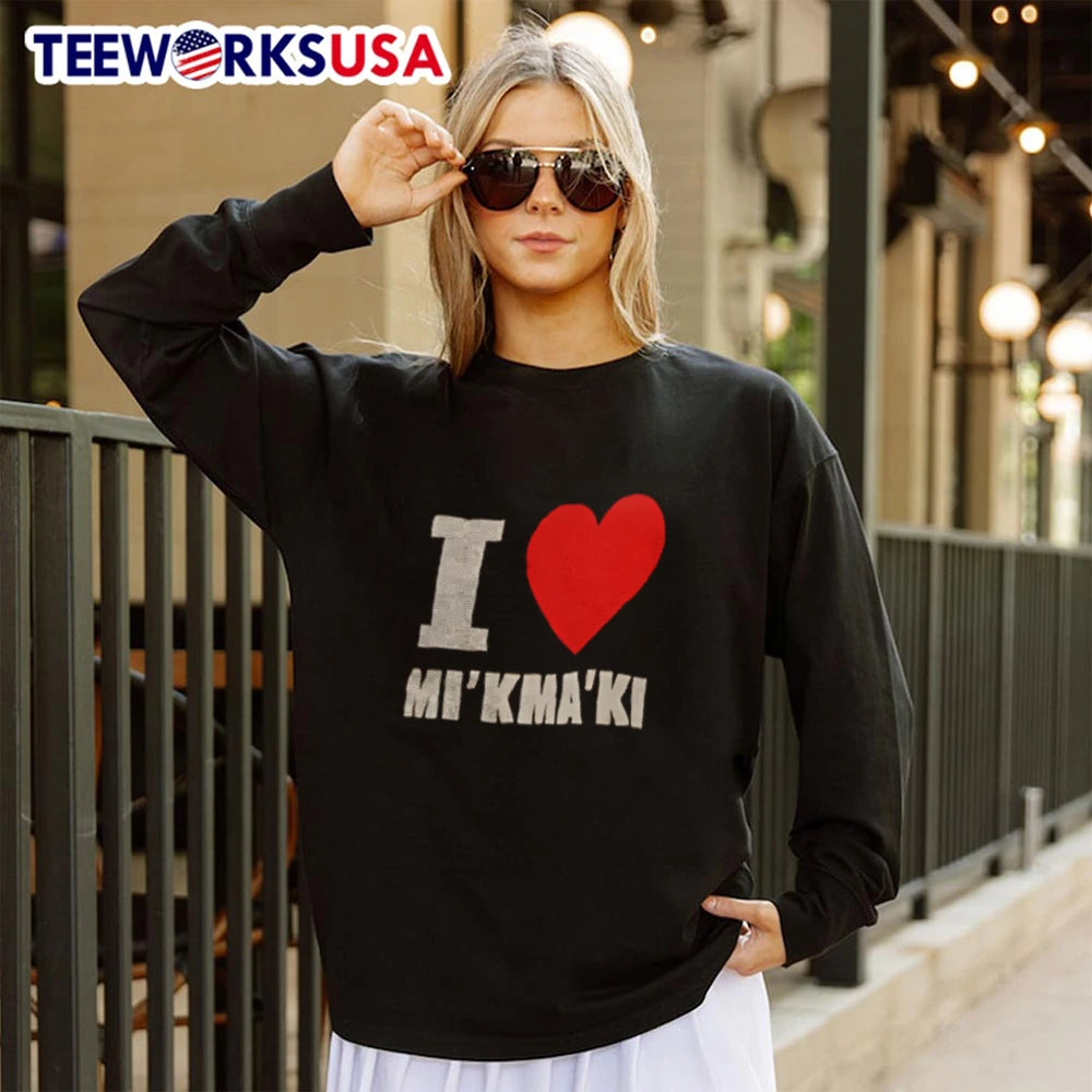 I Love Mi'kma'ki - Adult & Kids T-Shirts, Sweatshirts & Hoodies apparel design preview 4