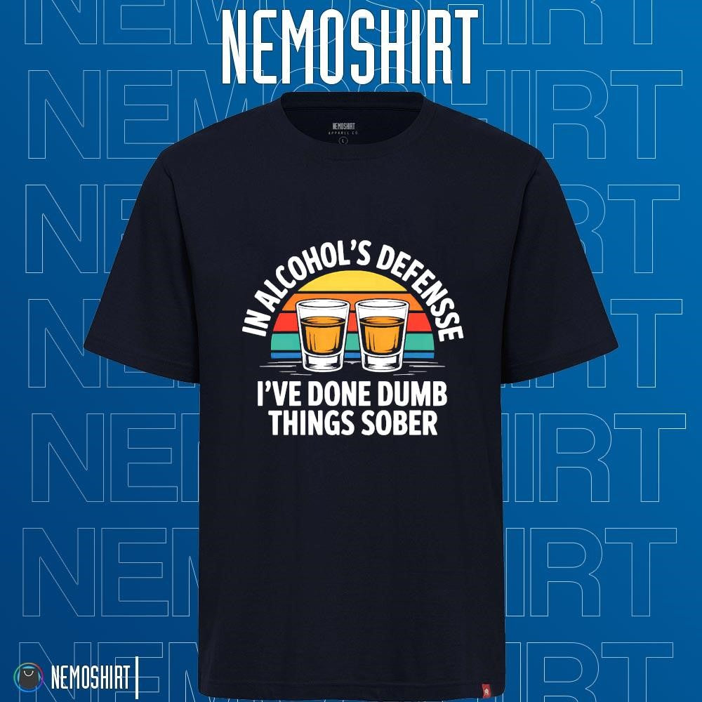 In alcohol's defense i've done dumb things sober beer - Adult & Kids T-Shirts, Sweatshirts & Hoodies apparel design preview 1
