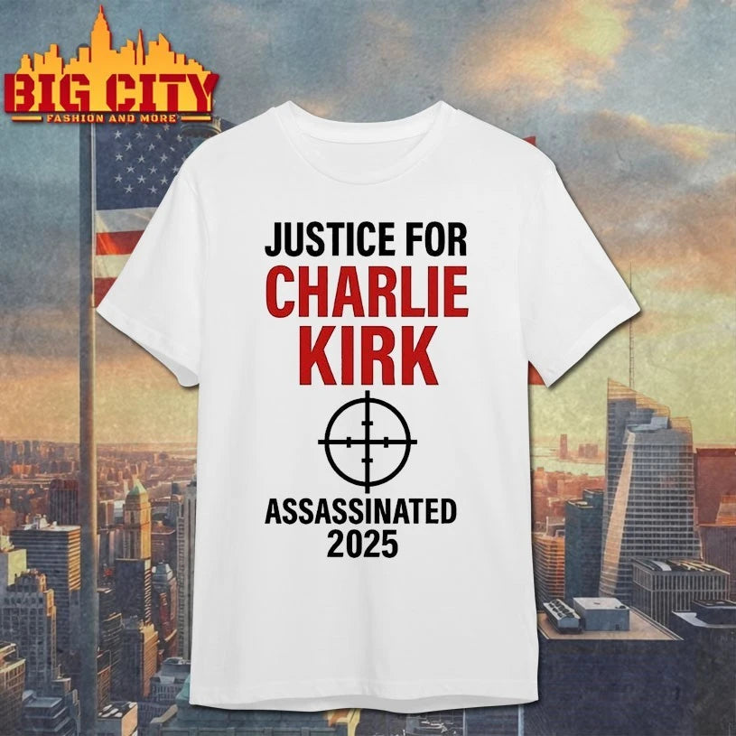 Tyler Robinson Justice For Charlie Kirk assassinated - Adult & Kids T-Shirts, Sweatshirts & Hoodies apparel design preview 1