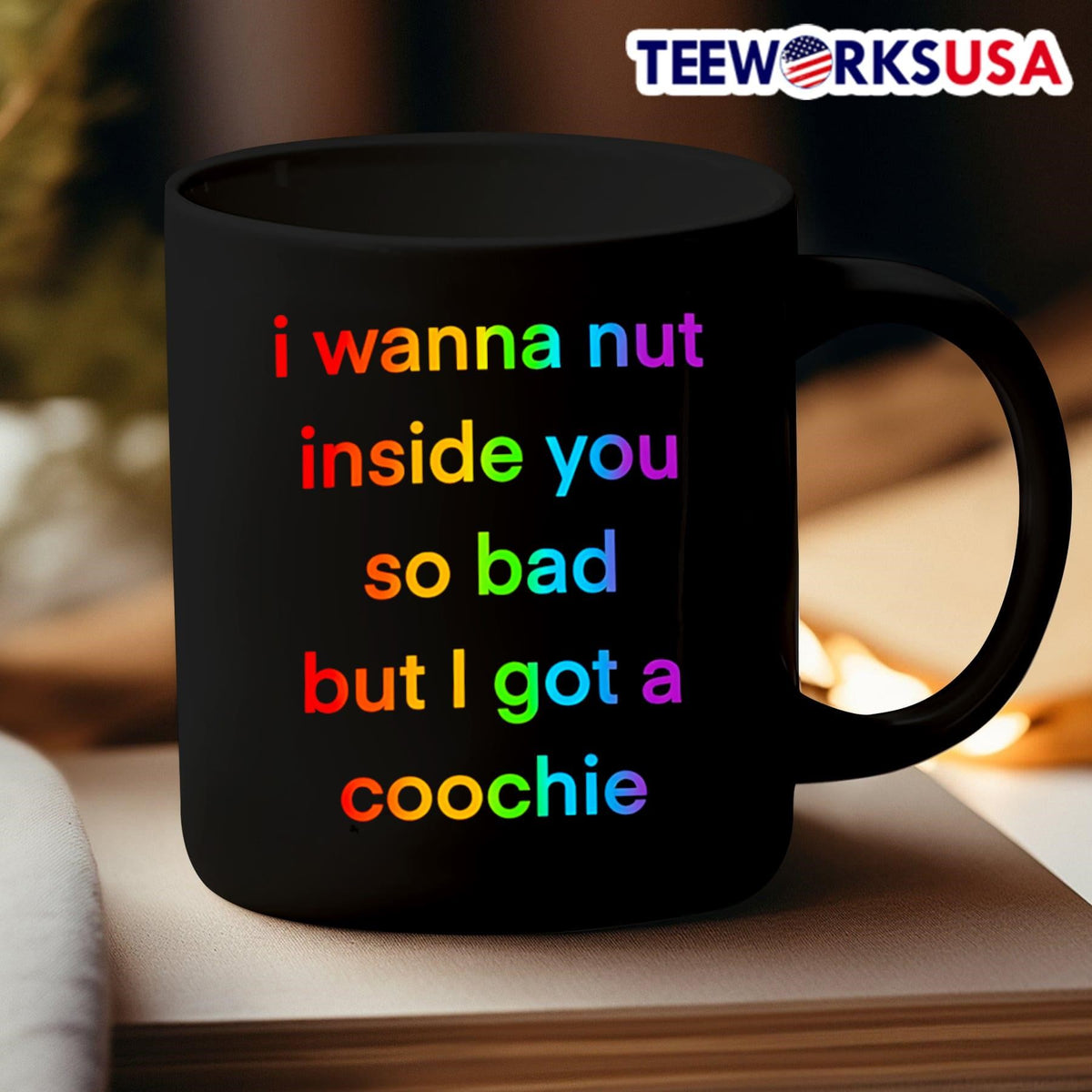 I wanna nut inside you so bad but got a coochie - Adult & Kids T-Shirts, Sweatshirts & Hoodies apparel design preview 3