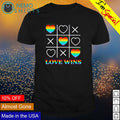 Love wins LGBT - Adult & Kids T-Shirts, Sweatshirts & Hoodies apparel design preview 1