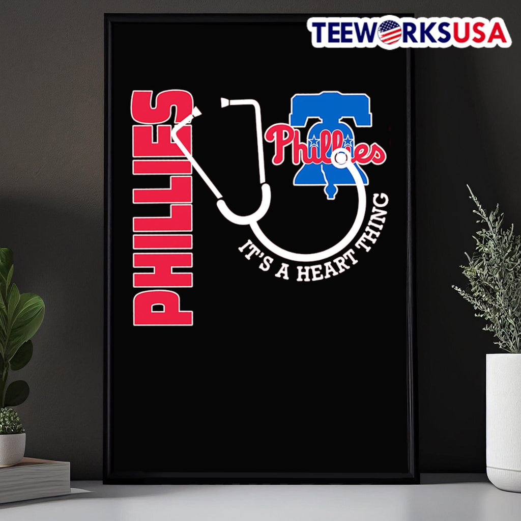 Philadelphia Phillies it's a heart thing - Adult & Kids T-Shirts, Sweatshirts & Hoodies apparel design preview 5
